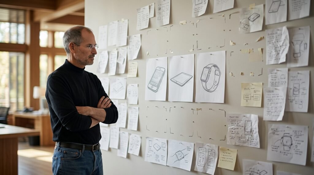 Steve Jobs aos 51 anos: “Simplicidade é o pico da sofisticação. Remover o desnecessário é mais difícil que acrescentar”