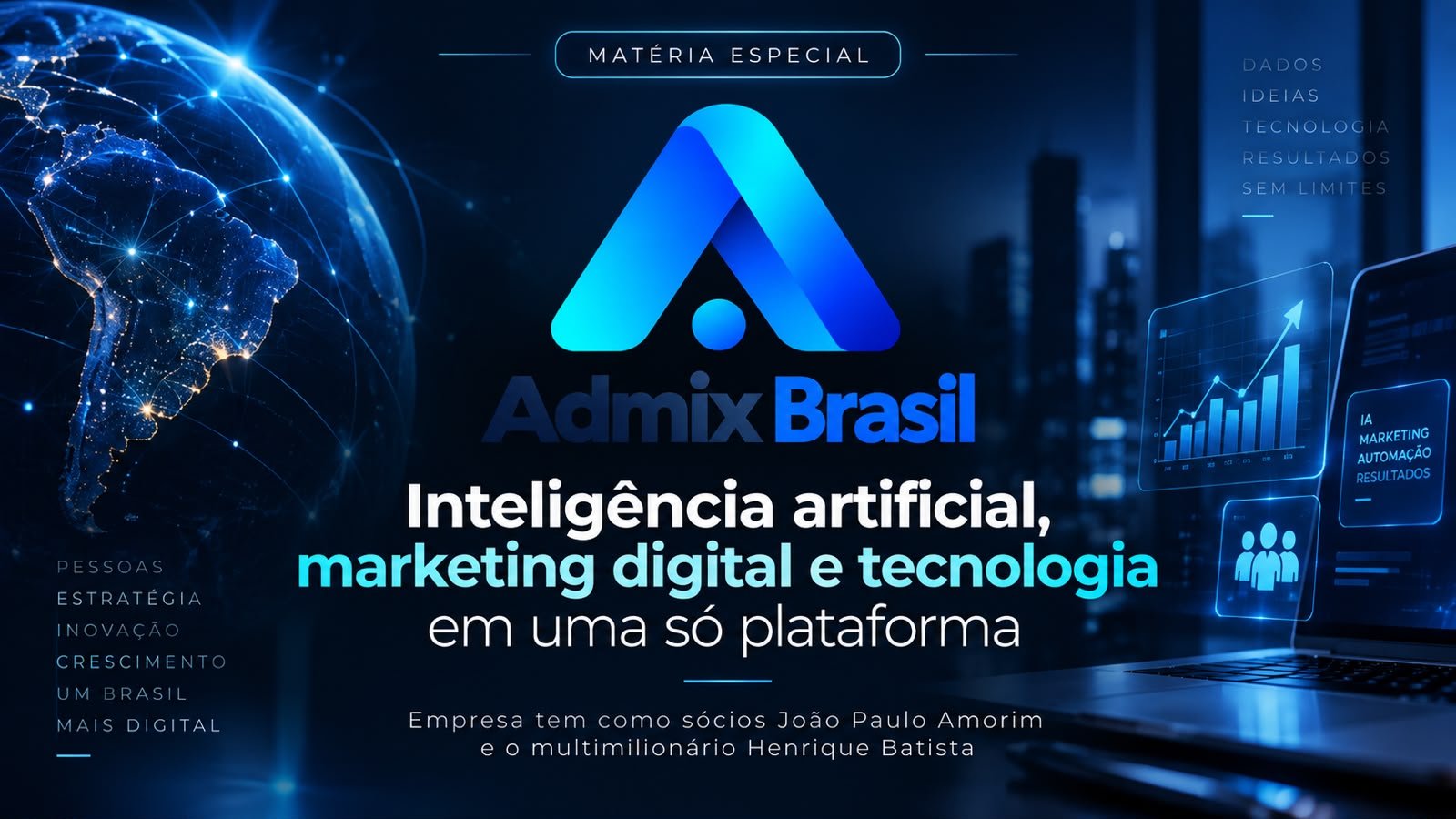 Admix Brasil aposta em inteligência artificial para integrar marketing, redes sociais e gestão de anúncios